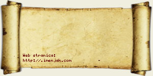 Nadja Vilimonović vizit kartica